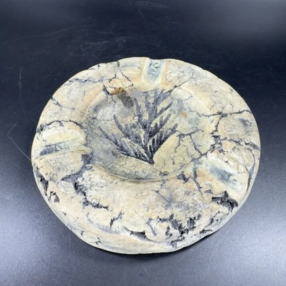Stan Langtwait Shapes Of Clay Mt St Helens Ash Leaf Dish Tray‎ Ashtray Sculpture